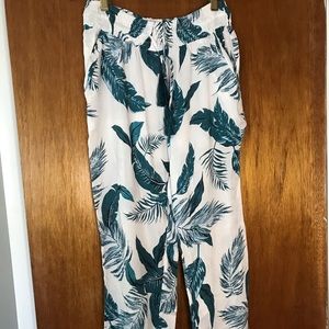 Floral beach pants
